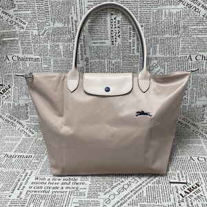 🏝️👜Women's Longchamp  Tote Bag size large Hawthorn White
